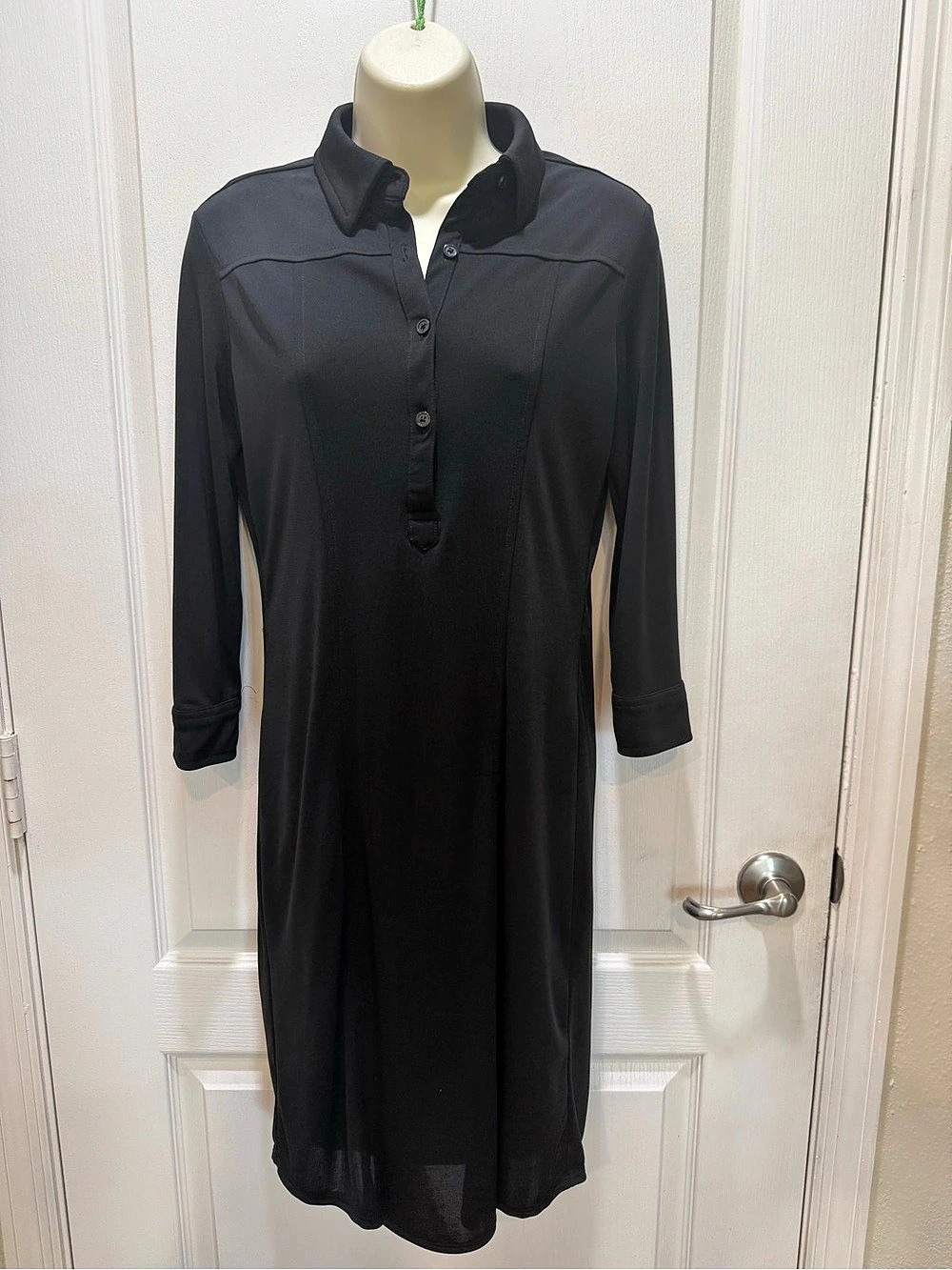 The Limited Long Sleeve Black Midi Dress Like New